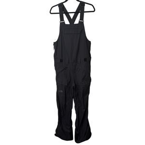 The North Face Men's Freedom Bibs Ski Snow Pants Waterproof Hyvent Black Small